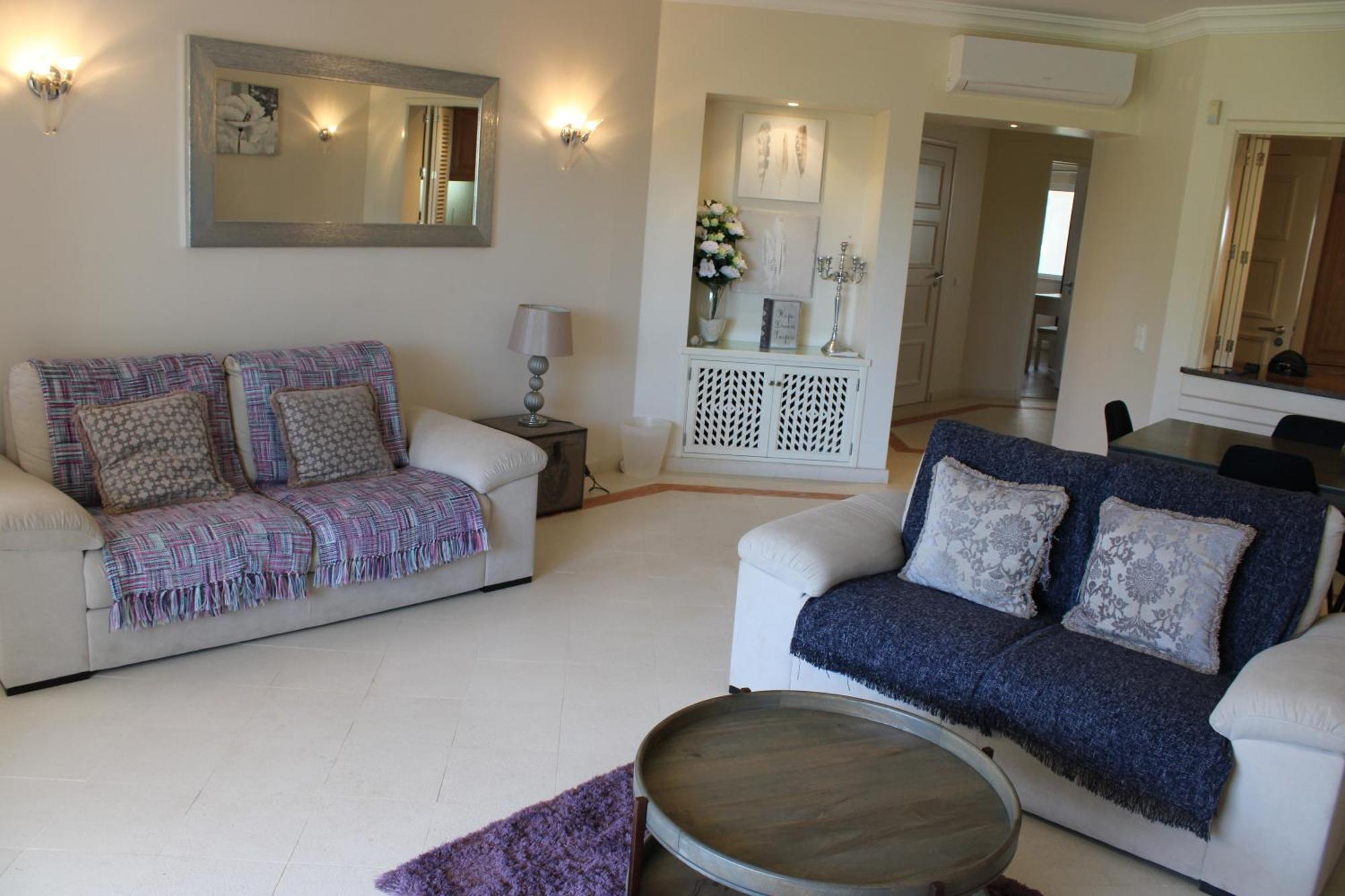 Luxury 2 Bedroom Apartment With Private Garden Almancil Bagian luar foto